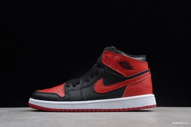 High Jordan 001 Retro  Bred 555088 1 OG Red Black Banned Air Kids 0130